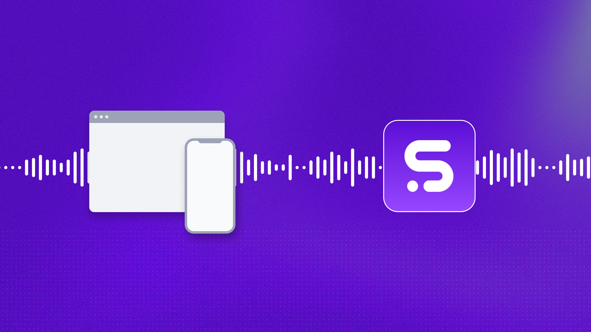 WebSocket Media connecting a website or application to a Synthflow voice agent.